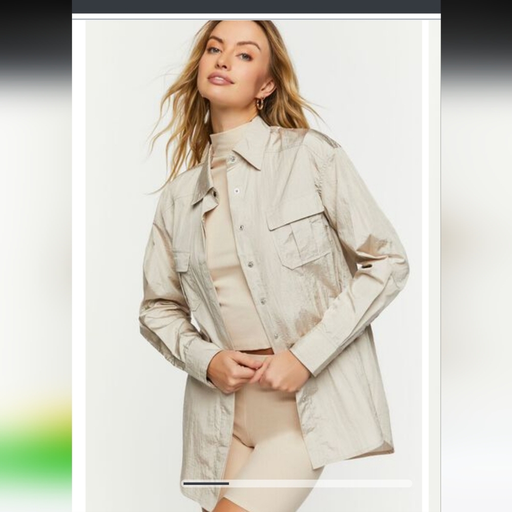 Forever 21 Flap Pocket Shacket